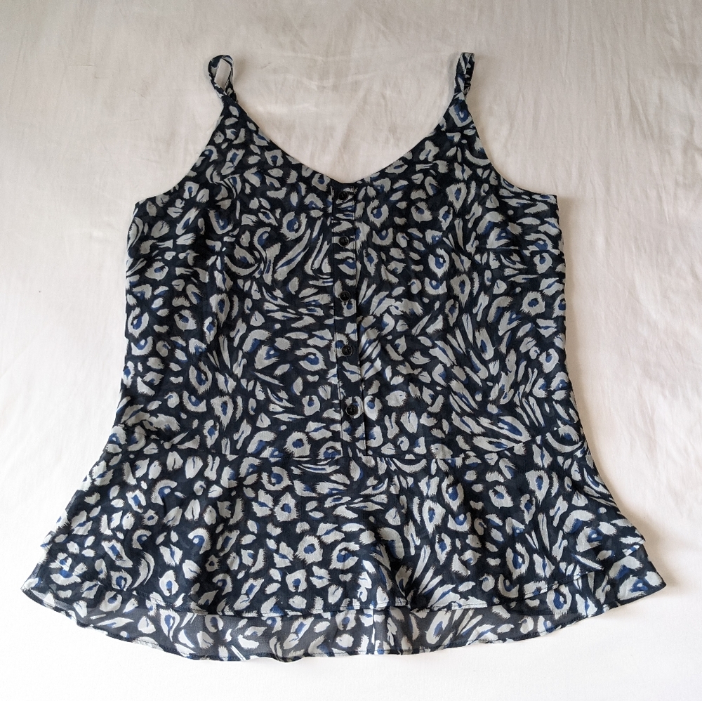 CAbi Flowy Spaghetti Strap Blouse Top